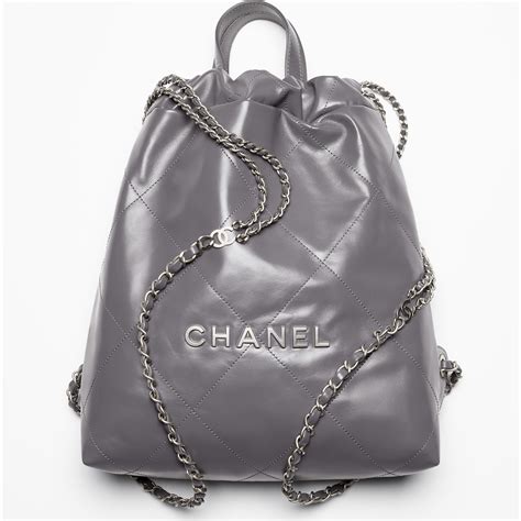 chanel 22 grey